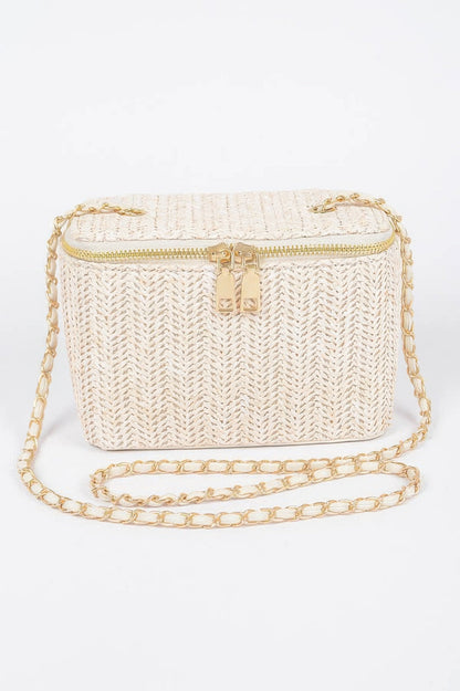 Women's Williamsburg Atelier handbag by BYMANYC New York, stylish and modern bag with textured leather and silver hardware.