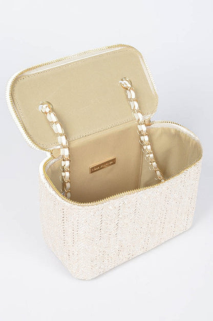 Women's Williamsburg Atelier handbag by BYMANYC New York, stylish bag with leather accents and elegant design.