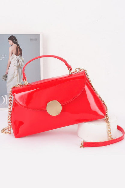Women’s Chelsea handbag by BYMANYC New York from the Ibiza collection, featuring a stylish leather design and gold-tone hardware.