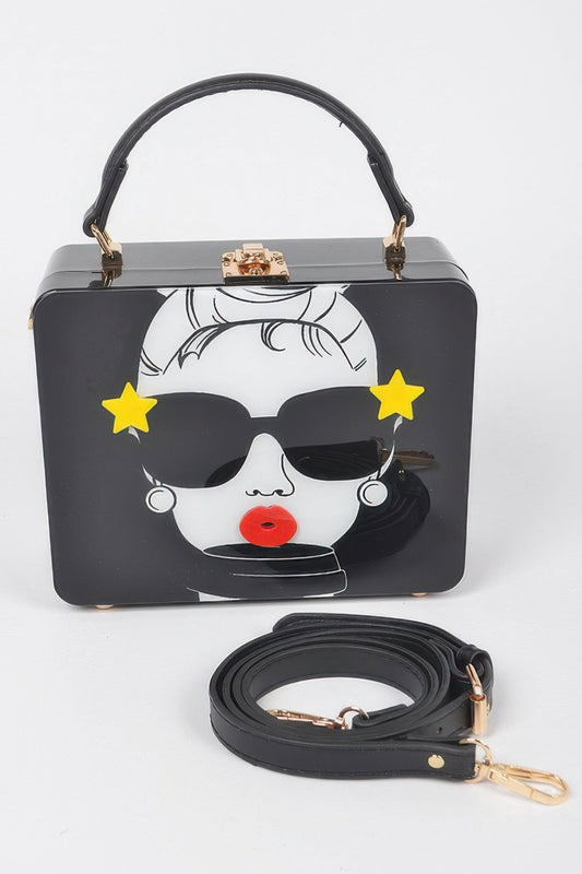 Women's handbag from Brooklyn Concept collection by BYMANYC New York, stylish leather bag with modern design.