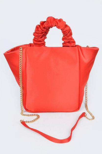 Women’s Cala Tarida handbag by BYMANYC New York, stylish and spacious bag from the new Paris collection, shown in black leather.
