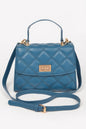 Women's Cala Bassa handbag by BYMANYC New York, stylish bag with elegant design, featuring a leather finish and gold-tone hardware.