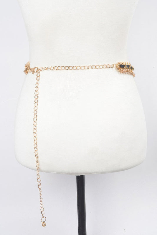 Women's contemporary belt by BYMANYC New York featuring vibrant modern design, perfect for fashionable outfits.
