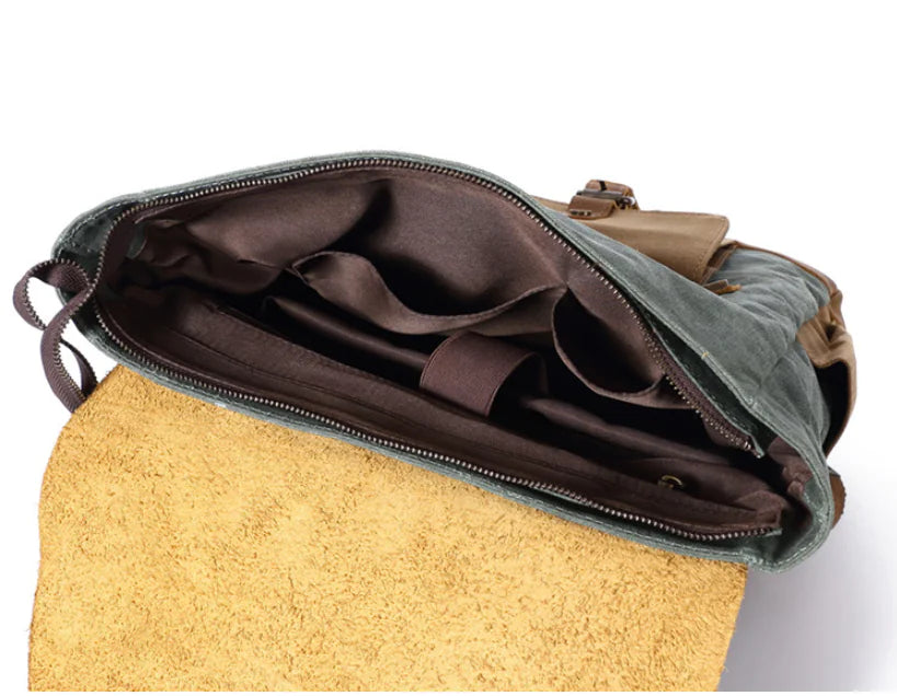 Custom Canvas Backpack for Men - Outdoor & Travel Use