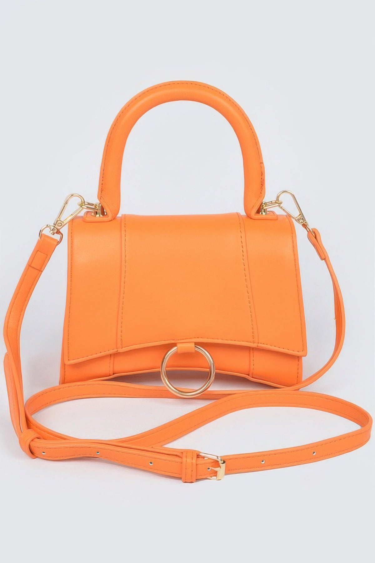 Women's Dauphine handbag from BYMANYC New York, elegant bag from the new Paris collection with stylish leather details.