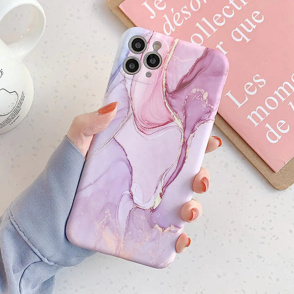 Gradient Marble Phone Case