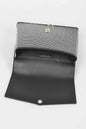 Women's hotfix rhinestone clutch handbag from Murray Hill by BYMANYC New York, featuring sparkling embellishments and sleek design.