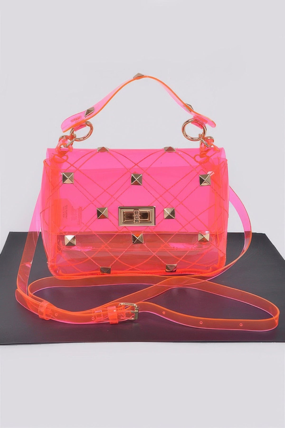 Women's BYMANYC ® New York handbag from the MEATPACKING collection, stylish leather hand bag with chain strap and modern design.
