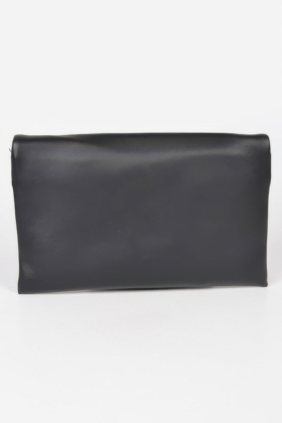Women's metallic buckle clutch handbag by MEATPACKING, stylish BYMANYC New York accessory for elegant occasions.