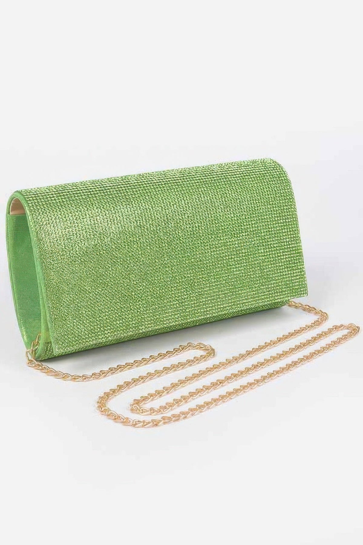 Women's rhinestone clutch handbag by BYMANYC New York, featuring sparkling embellishments and a sleek design.