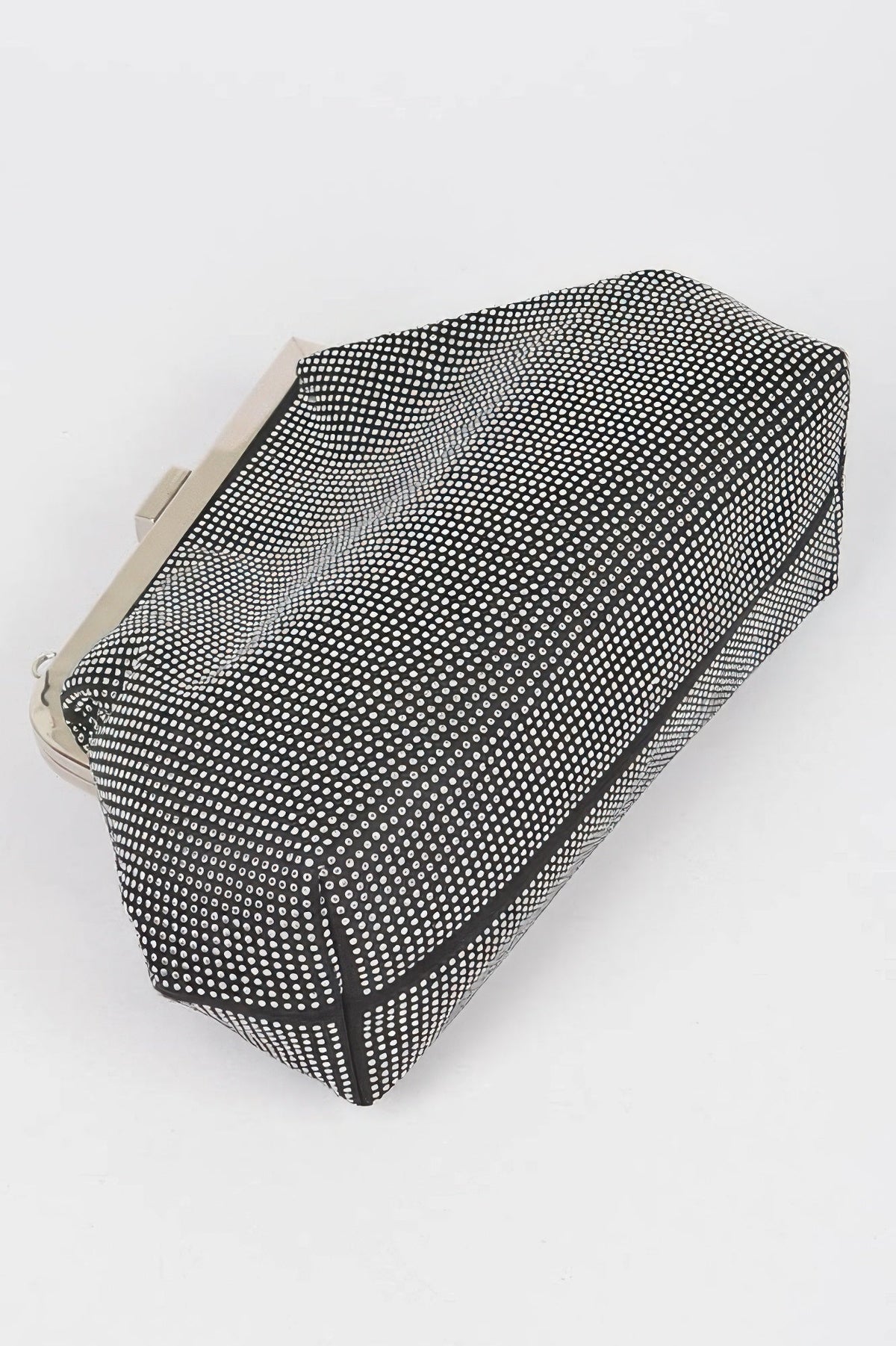 Women's rhinestone frame clutch handbag by BYMANYC New York, featuring a chic design and elegant rhinestone details.