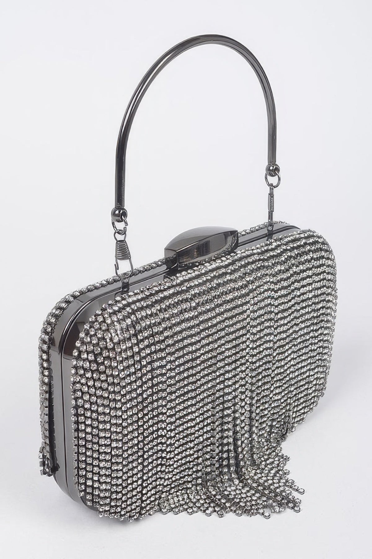 Women's Handbag Rhinestone Fringe Clutch - BROADWAY - BYMANYC ® New York