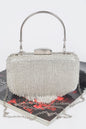 Women's Handbag Rhinestone Fringe Clutch - BROADWAY - BYMANYC ® New York