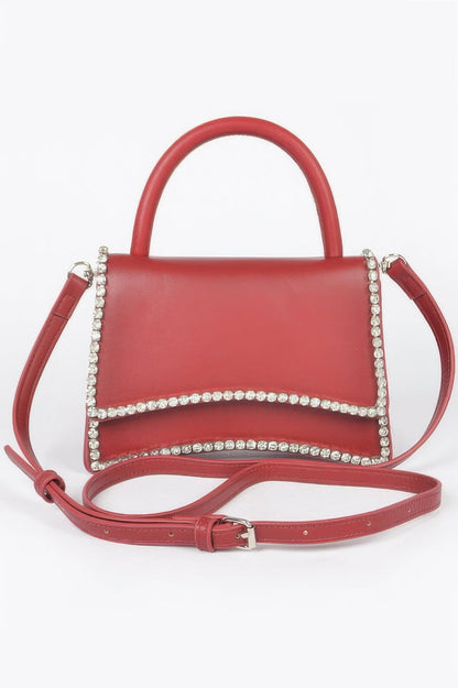 Women's UPPER WEST top handle flap handbag by BYMANYC New York, showcasing sleek design and versatile style.