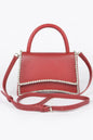 Women's UPPER WEST top handle flap handbag by BYMANYC New York, showcasing sleek design and versatile style.