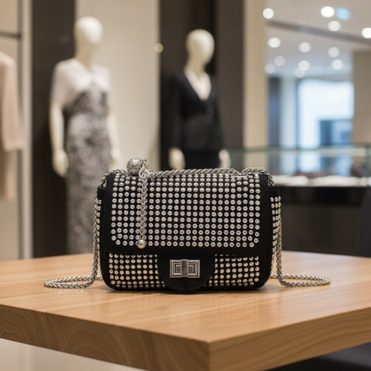 Women’s Chelsea handbag from BYMANYC’s Manhattan Chic Collection, featuring stylish design and premium leather details.