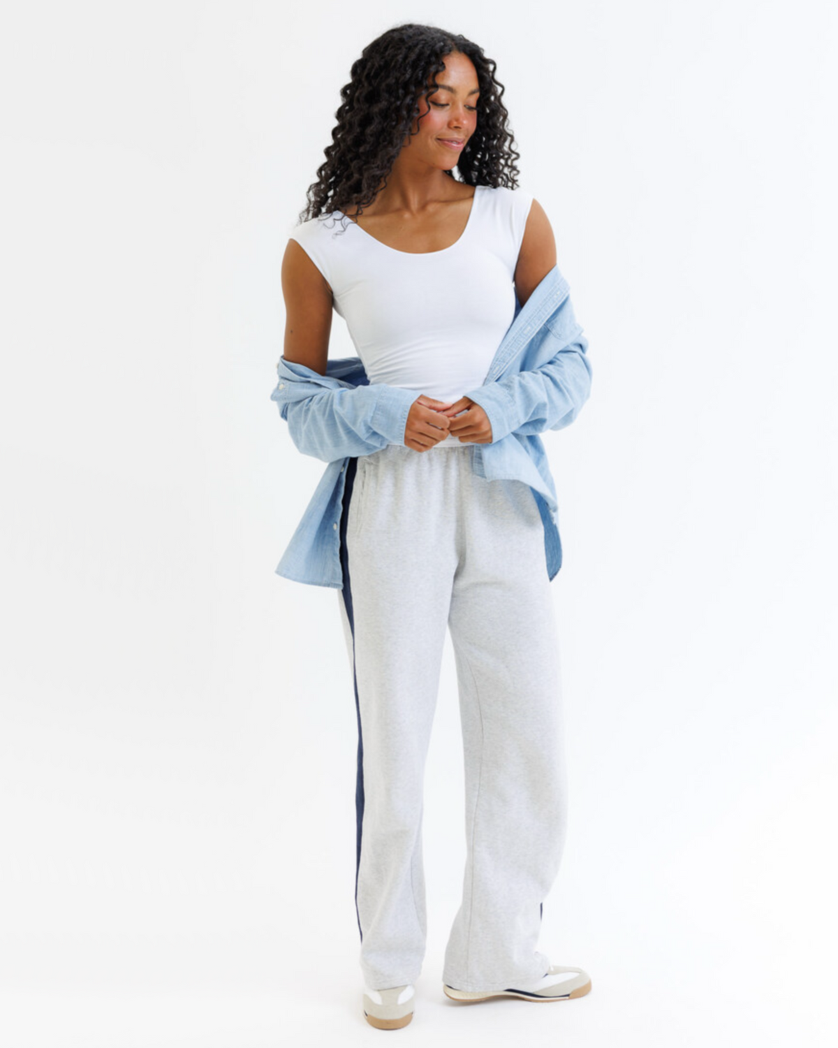 Downeast Wonder Tee in soft fabric, featuring a classic crew neck and relaxed fit, displayed on a plain background.