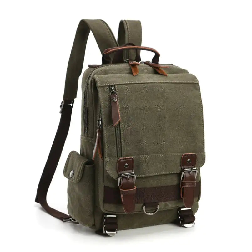 Casual Canvas Backpack for Outdoor Travel