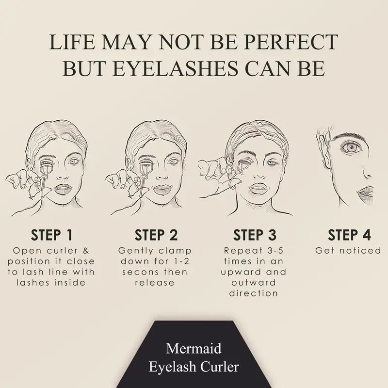 Purple Gradient Eyelash Curler for All Eye Shapes - Durable, Stylish & Easy Grip Design