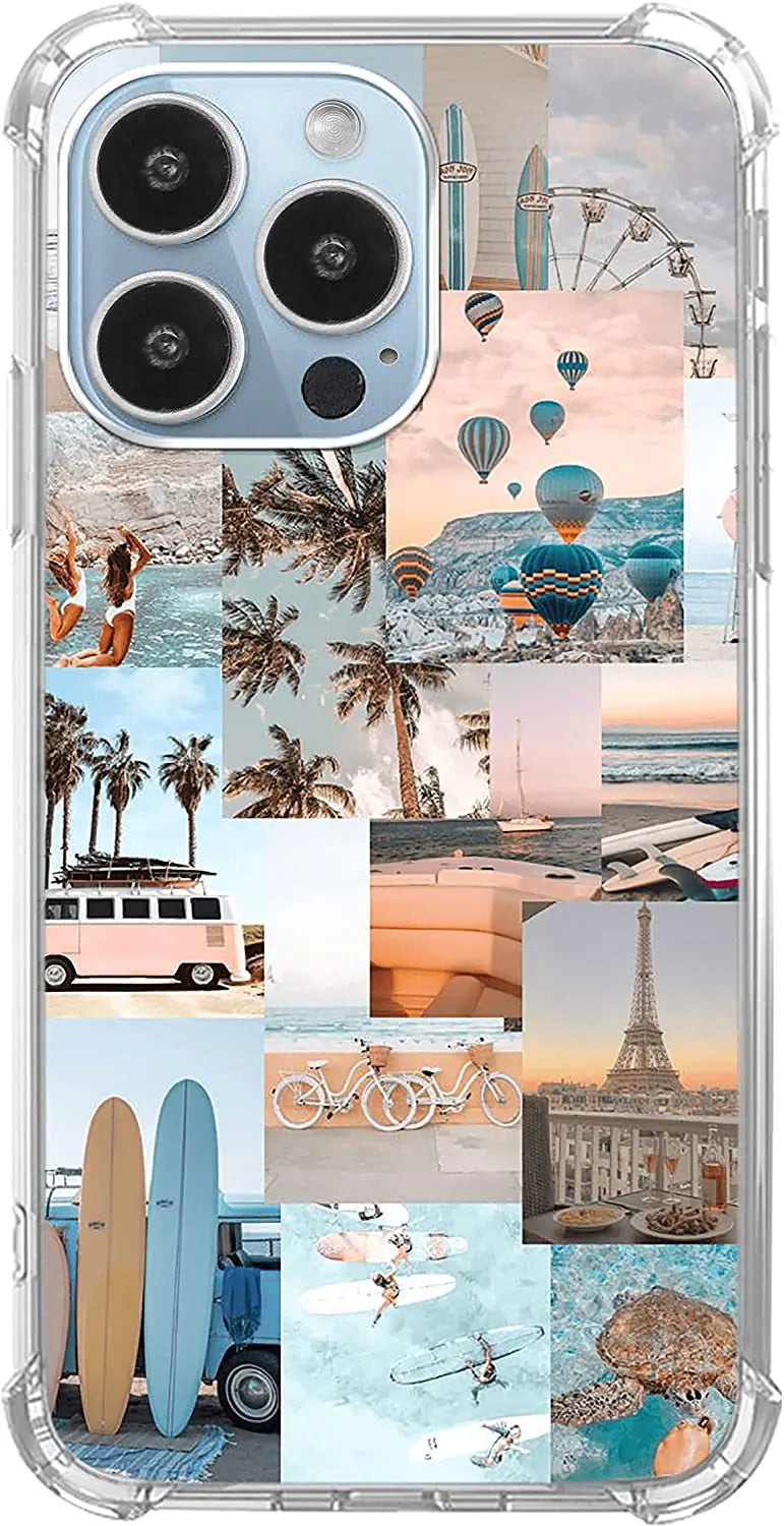 Artistic Hippy Rainbow Smiley Flower Case for iPhone 15 Pro Max