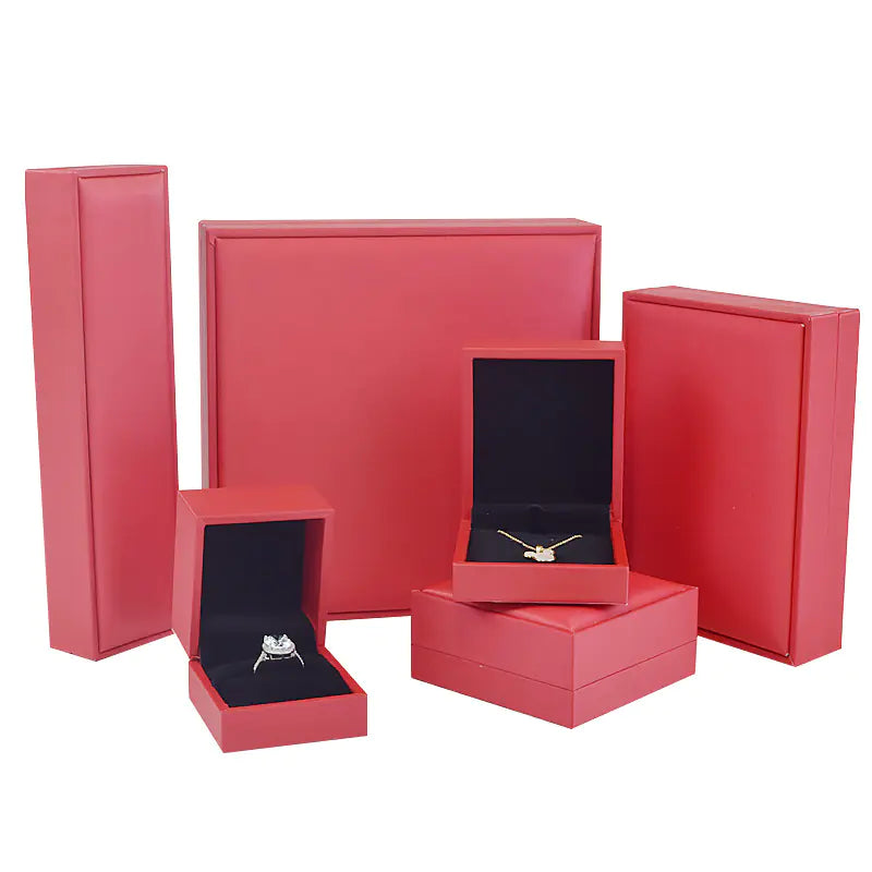 High-End PU Jewelry Box for Rings, Necklaces, and More
