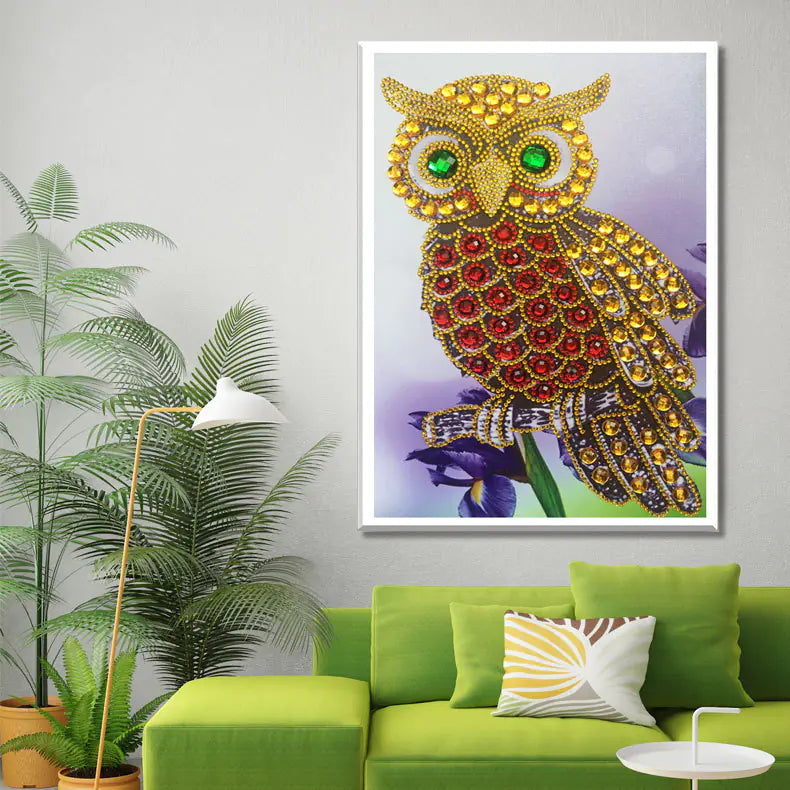 Unique Owl Diamond Painting Kit