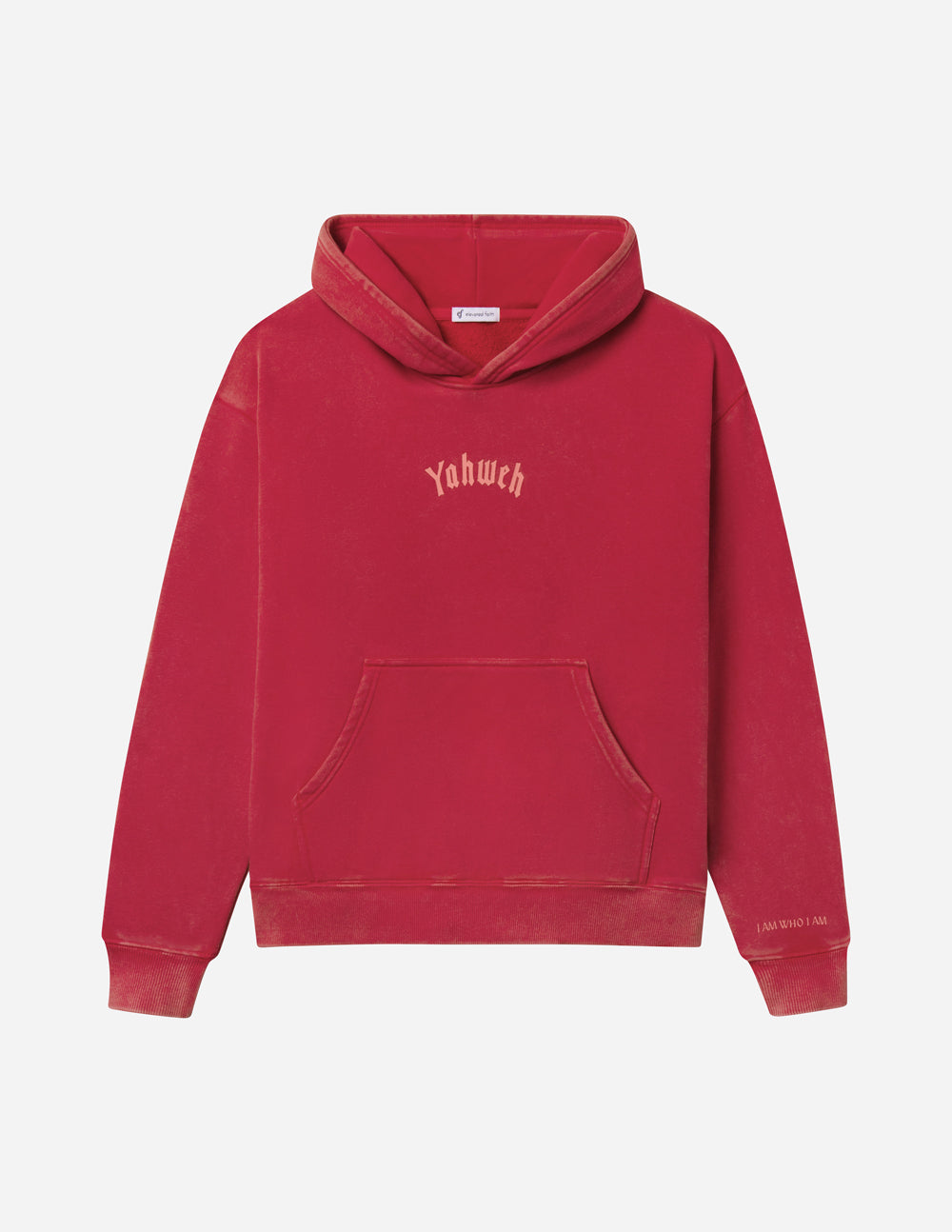 Unisex Yahweh hoodie by Elevated Faith featuring a comfortable fit and bold spiritual graphic design.