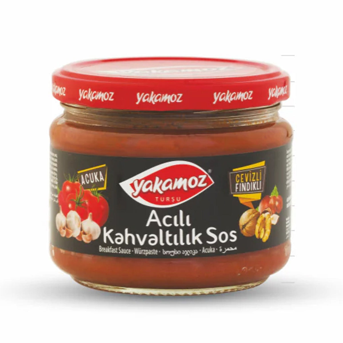 S101 Yakamoz Breakfast Hot Sauce 300g bottle with mixed spices and seasonings for flavorful breakfast dishes.