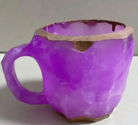 Resin Mineral Crystal Coffee Mugs