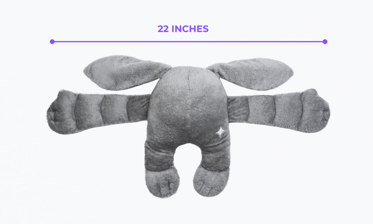 Soft Gamma 5lb Hugger Plush by Moon Pals, featuring a cuddly plush toy with a friendly design and vibrant colors.