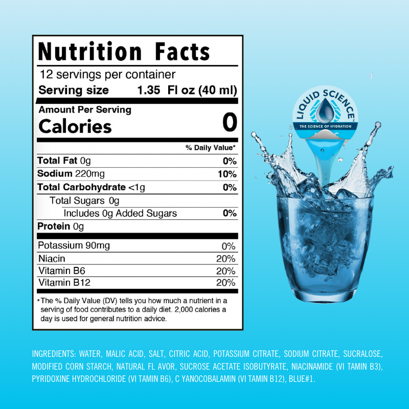 Liquid Science Arctic Freeze Hydration Pods by Java House, showing vibrant electrolyte drink pods for hydration and refreshment.