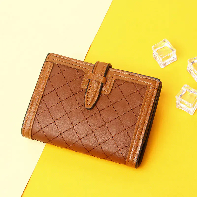 Compact Japanese-Korean Wallet with Card Slots