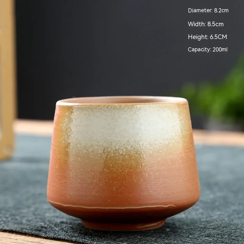 Retro Stoneware Ceramic Cup