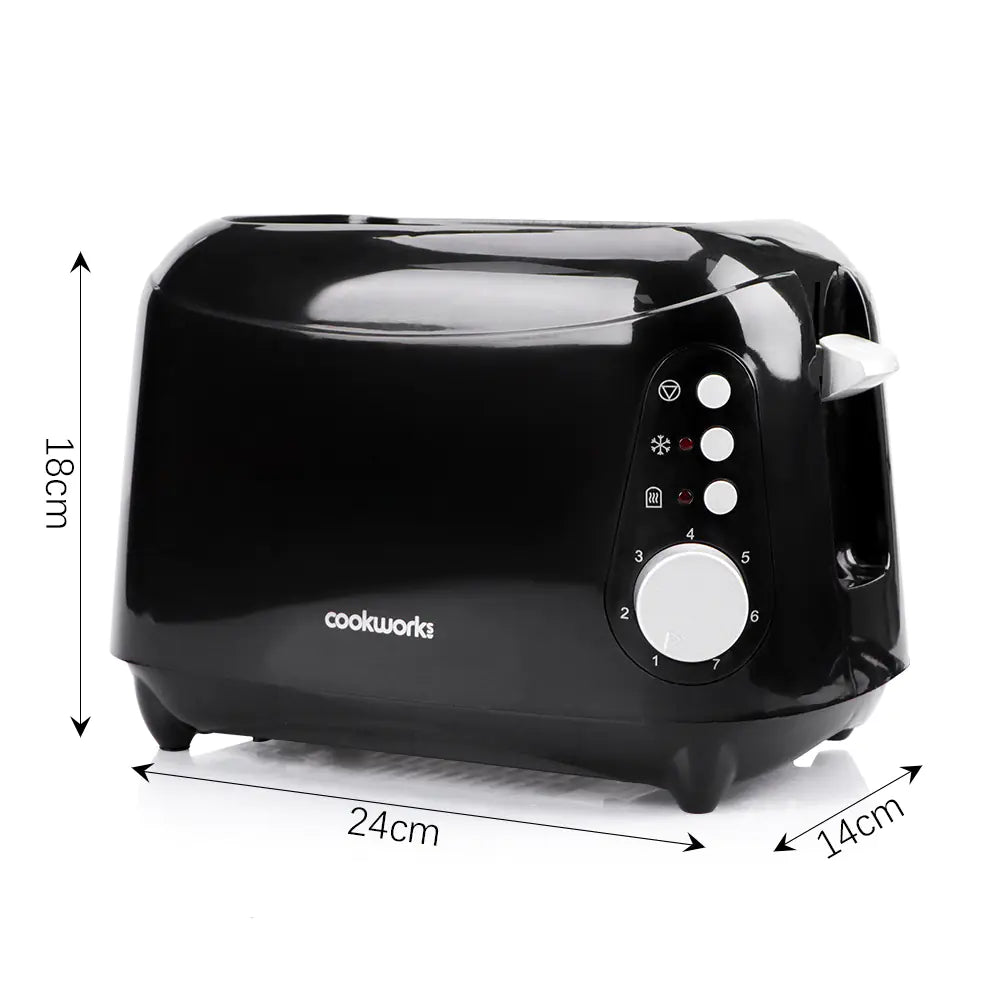 Home Use 2-Slice Toaster for Breakfast (UK Standard)