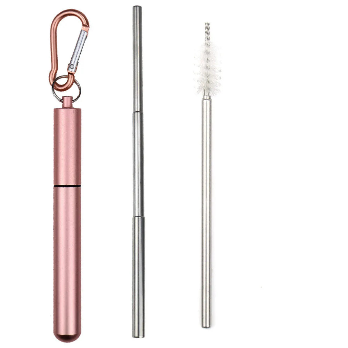 Portable Stainless Steel Telescopic Straw