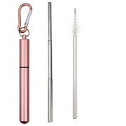 Portable Stainless Steel Telescopic Straw