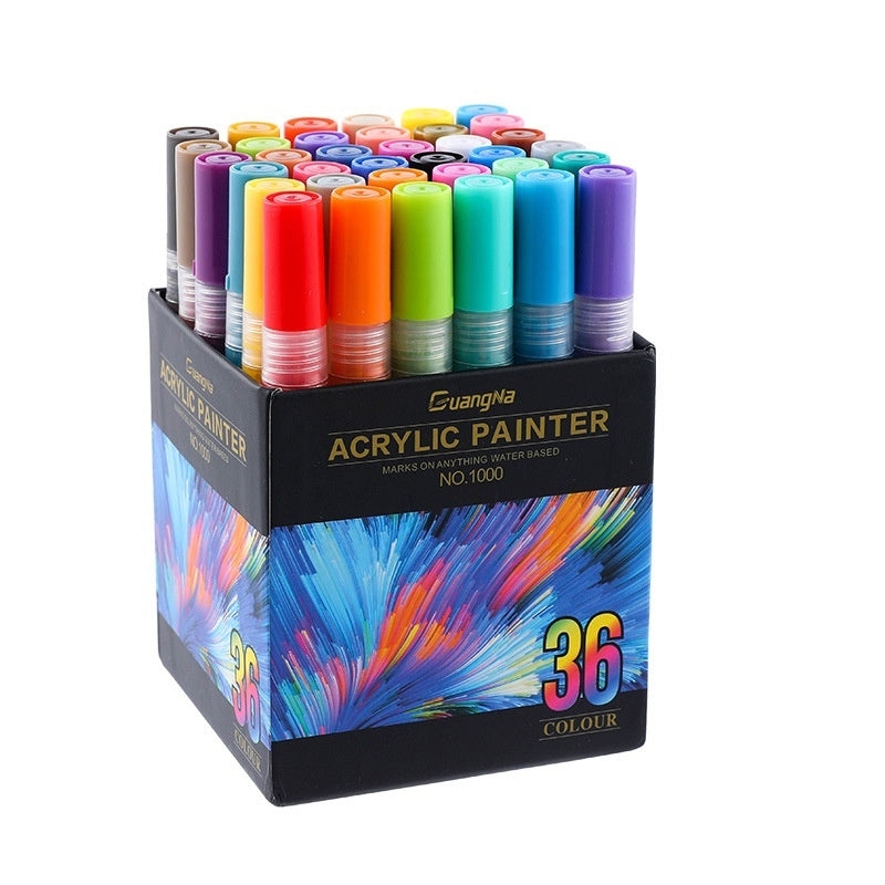 48-color painting DIY ceramic graffiti water-based marker package with assorted colored markers