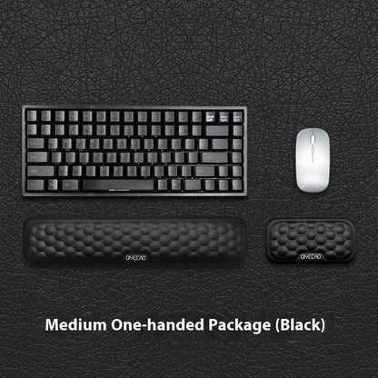 Mouse Memory Cotton Wrist Pad in a soft beige design for comfortable computer use