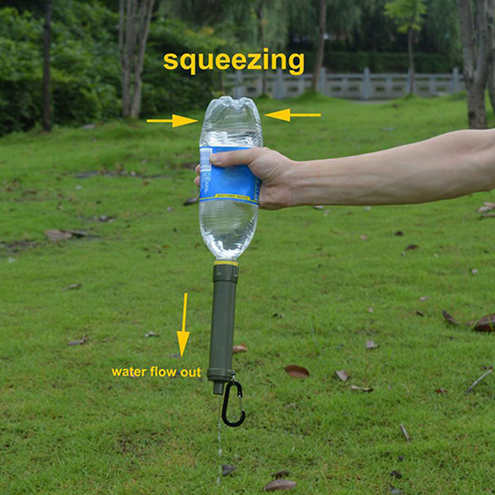 Survival filter for camping and hiking by My Store, portable water filtration system with durable outdoor design