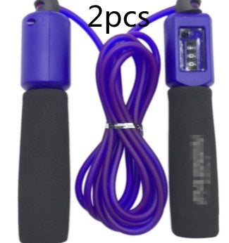 Rope skipping fitness rope by My Store, black handles with durable cord for workout training