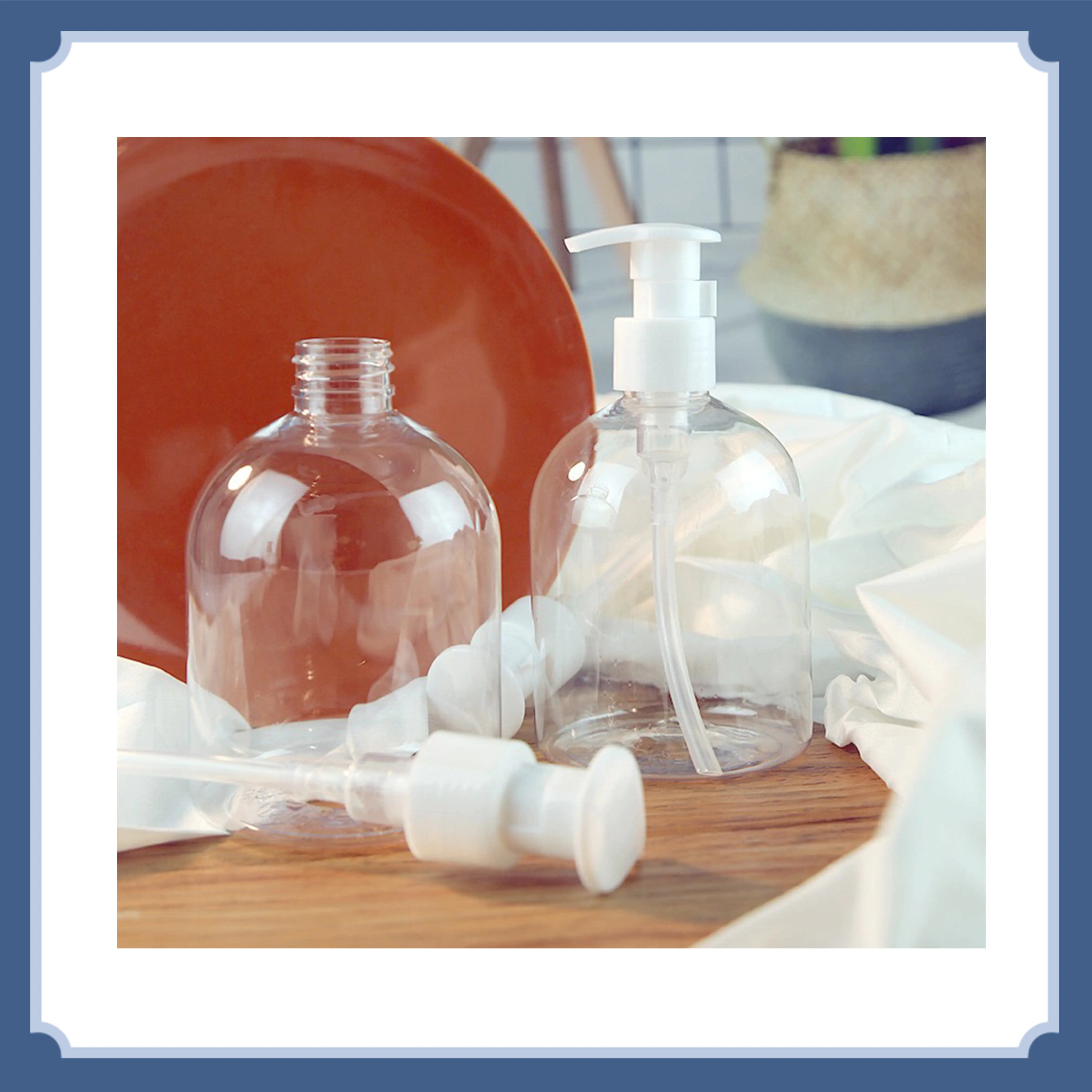 500ml Pump Bottle for Hand Sanitizer and Alcohol