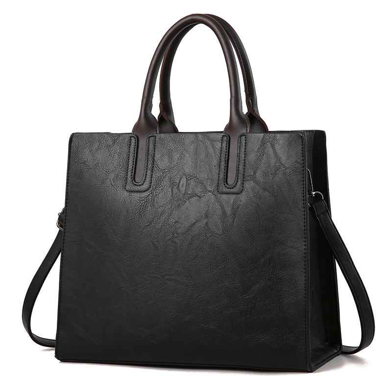 Vintage women's tote bag by BACKUPMYFILESNOW® featuring a classic design, sturdy handles, and spacious interior.