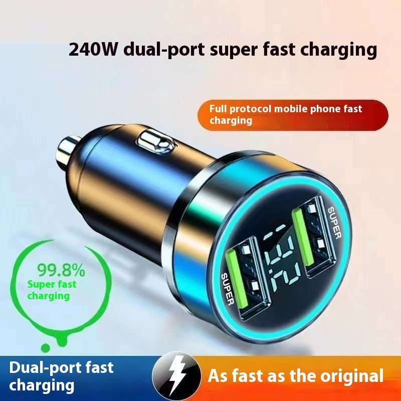 66W QC30 Digital Car Charger