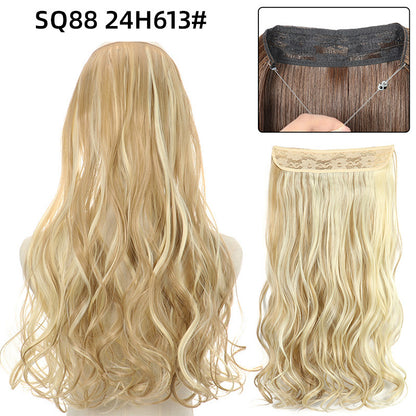 Adjustable Synthetic Hair Curtain Wig for Women