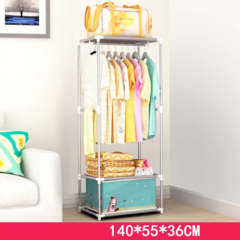 Single dormitory dust-closed wardrobe by My Store, compact storage cabinet with closed doors