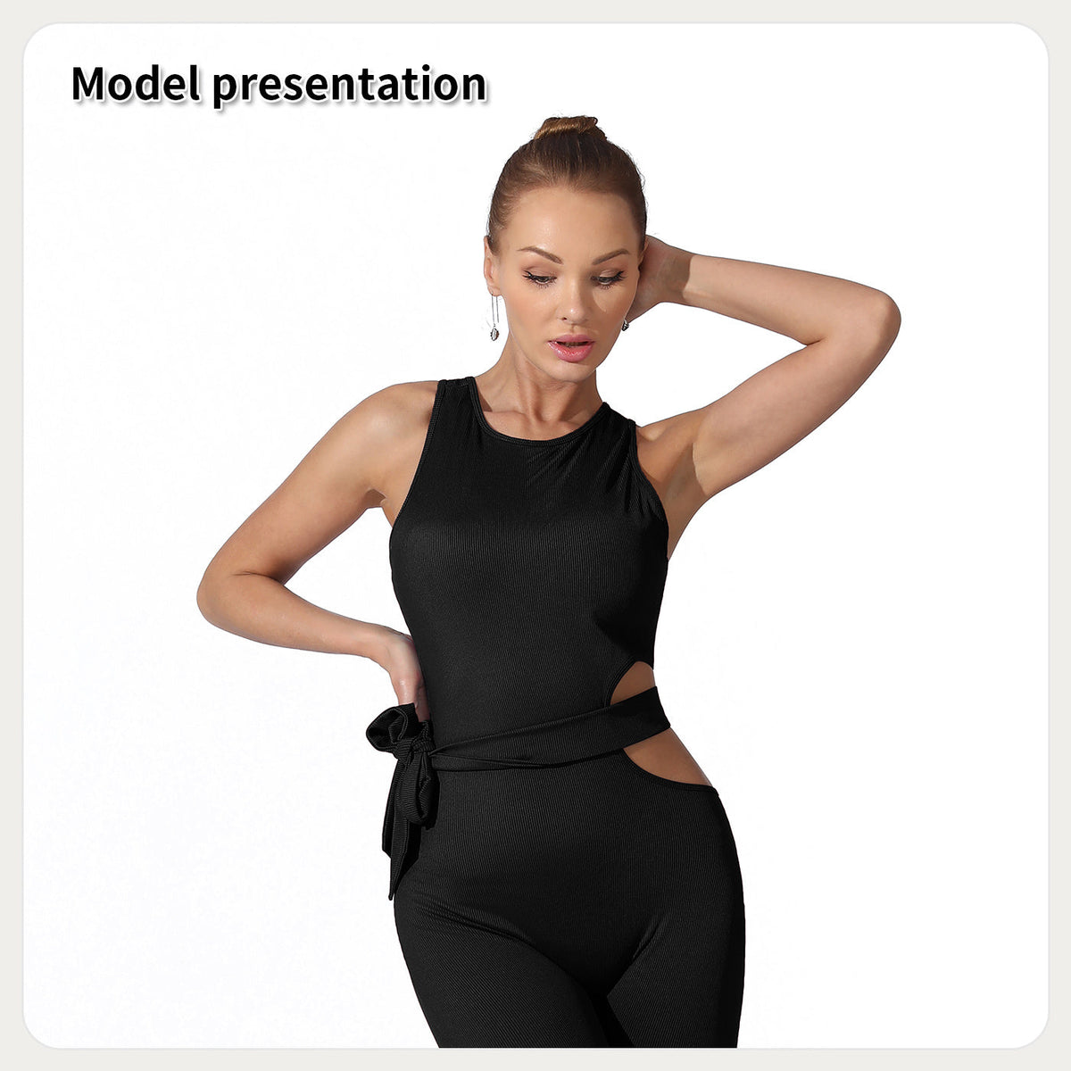 Chic Polyester Playsuit