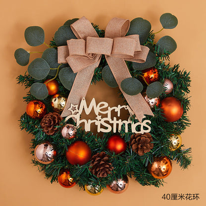 Christmas decorations creative garland ornaments displayed together by My Store