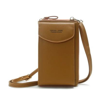 Lux Chic PU leather handbag by BACKUPMYFILESNOW® featuring a sleek, stylish design with top handles and subtle branding details.