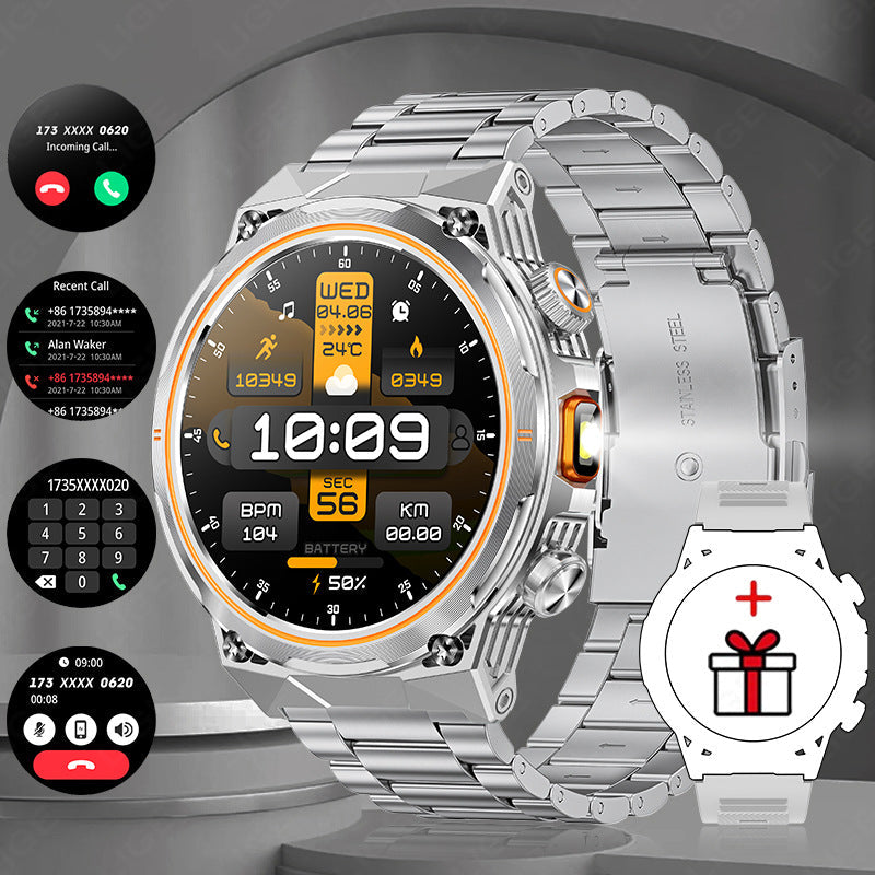 AK81 Cross-Border Smart Watch with 1.46-inch display, shown from the front