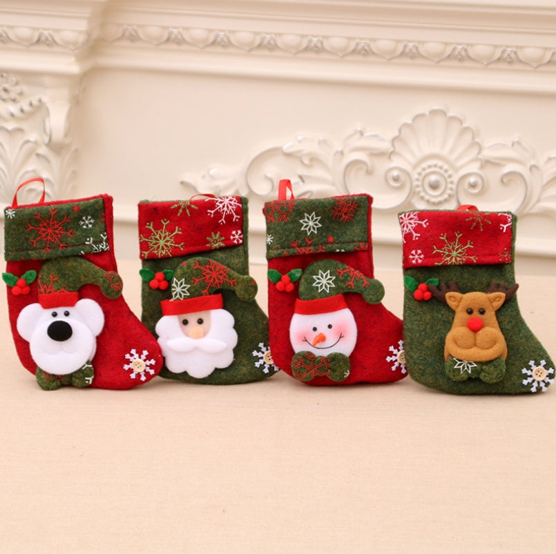 Christmas decorations printed candy bag with festive holiday design